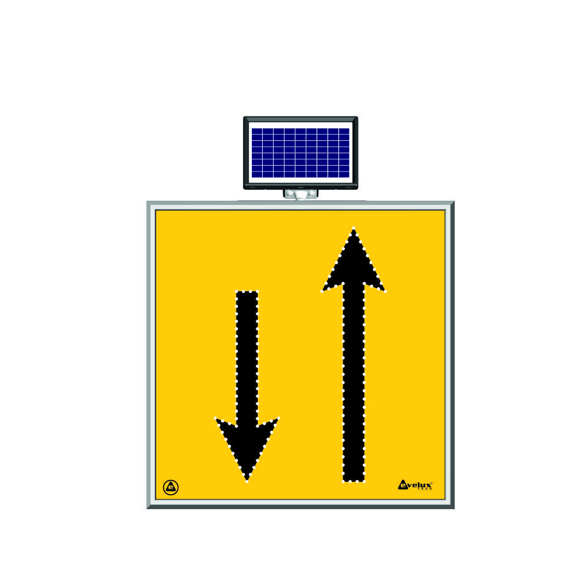 11600 S-LD - Şekil 11  Solar LED'li Yol Bakım Levhası