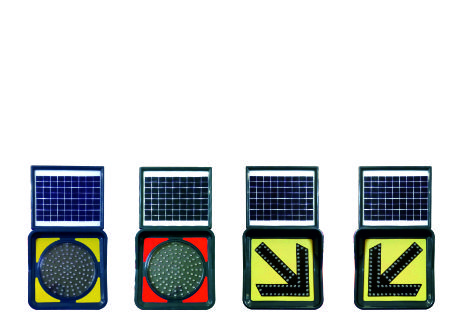 Solar LED'li Flaşörlü Lambalar