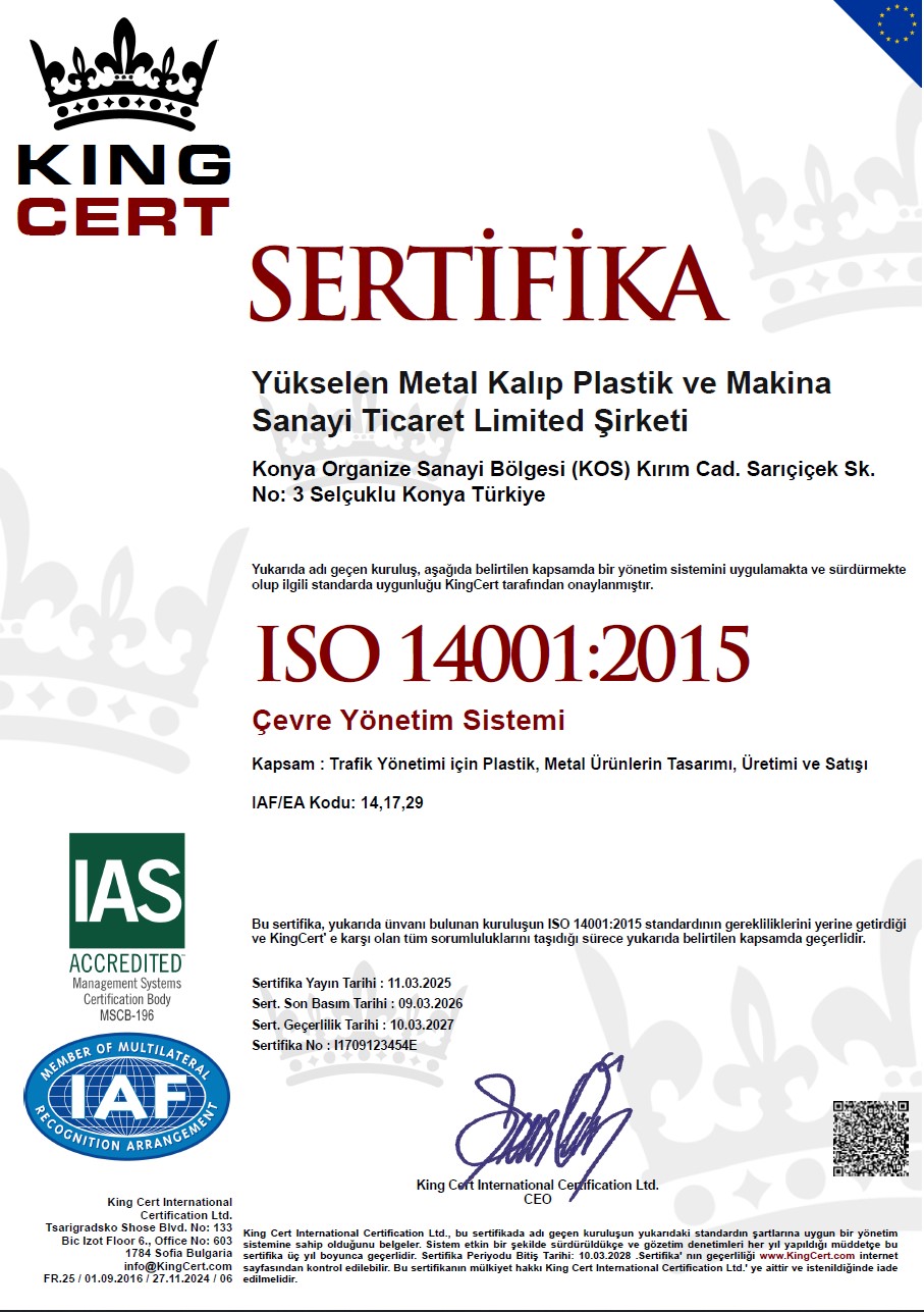 ÇEVRE YÖNETİM SİSTEMİ ISO 14001:2015