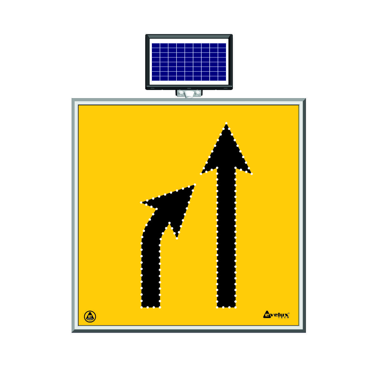 11700 S-LD - Şekil 13 Solar LED'li Yol Bakım Levhası