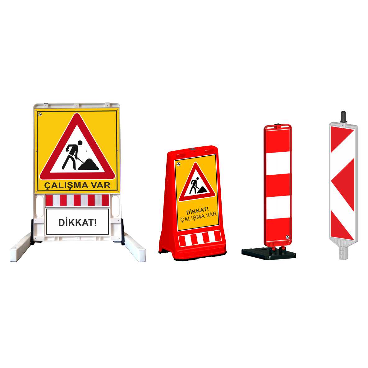 Katlanır Uyarı Levhalı Bariyerler/Otoyol Uyarı Levhaları